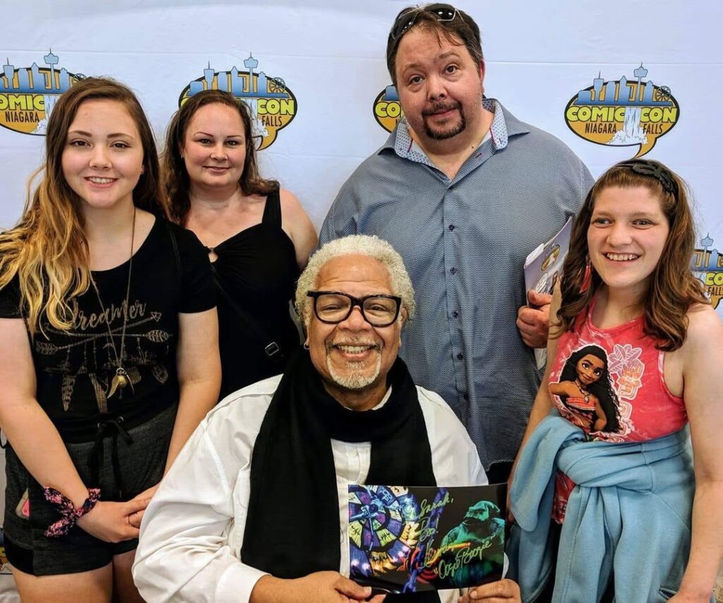Rob T. Case with Ken Page, Niagara Falls Comic Con
