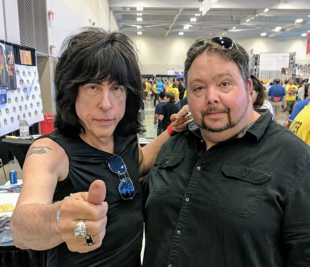Rob T. Case with Marky Ramone, Niagara Falls Comic Con
