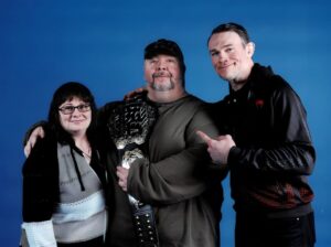 Rob T. Case with Forrest Griffin, Island Fan Con on Vancouver Island
