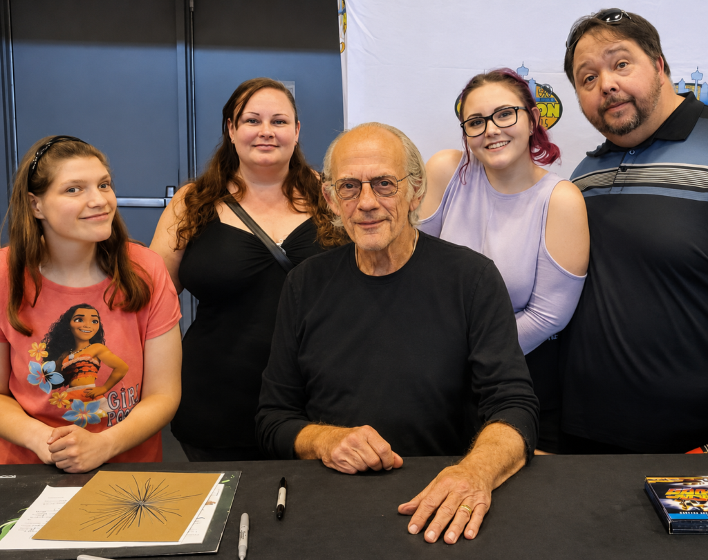 Rob T. Case with Christopher Lloyd, Niagara Falls Comic Con